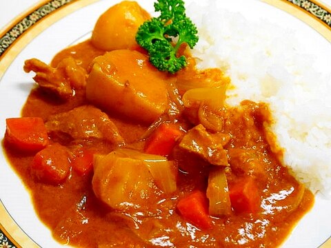 市販のルーを使わなくても絶品！カレーライス